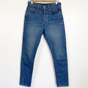 Levi's 501 premium quality high rise Big E Mom Jeans size 27